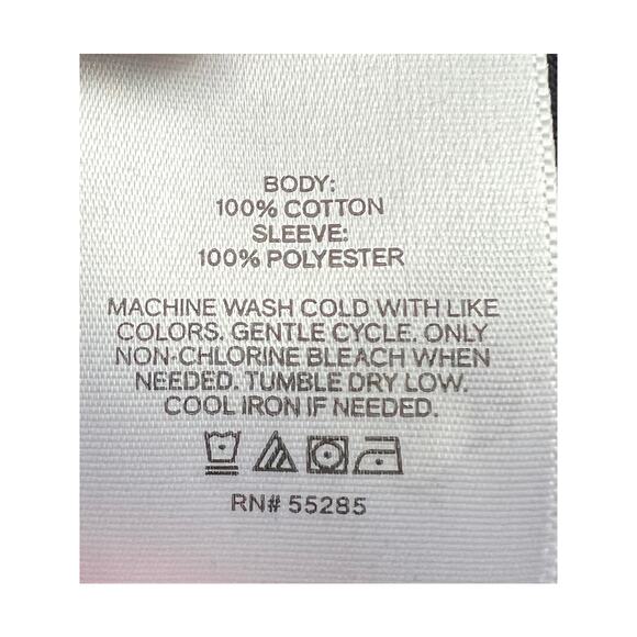 EXPRESS TOP WOMENS SIZE XLARGE CASUAL RUFFEL SLEEVE ROUND NECK TEE SHIRT NAVY - Picture 10 of 11